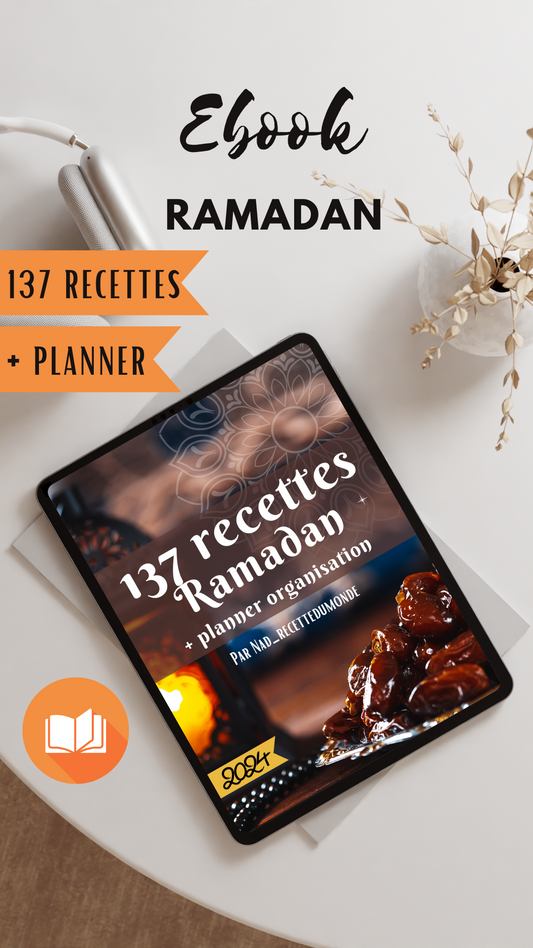 Ebook 137 recettes pour Ramadan