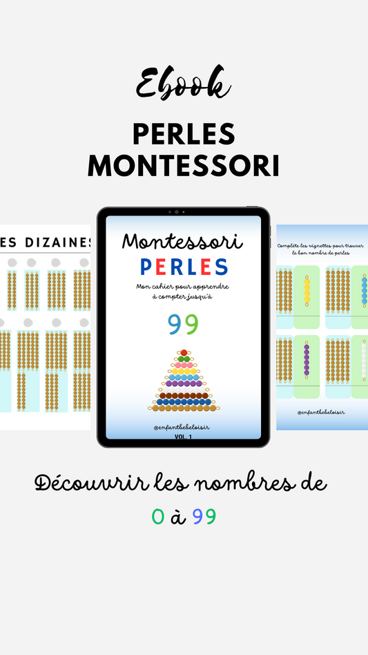 Ebook Perles Montessori vol1 de 0 à 99